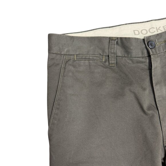 EUC Men's LEVI'S Dockers‎ D3 Brown Chino Pant Classic Fit | Size W34 X L32 - Picture 3 of 9